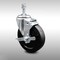 Service Caster 5 Inch SS Soft Rubber Wheel Swivel 3/8 Inch Threaded Stem Caster with Brake SCC SCC-SSTS20S514-SRS-TLB-381615 - alternate 2